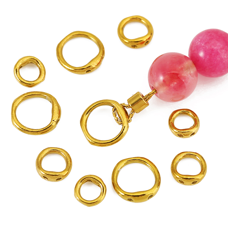 Jewelry Making Beads - 30pcs 5/6/8mm Stainless Steel Beading Supplies