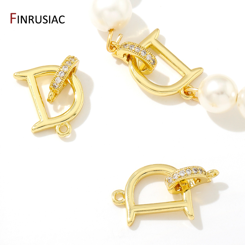 Jewelry Making Beads - 18K Gold Plated Brass Fasteners For