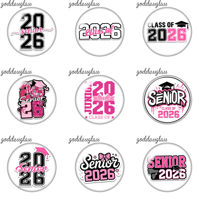 Jewelry Making For Seniors - Celebrate Senior 2026 Words graduated 12mm/18mm/20mm/25mm
