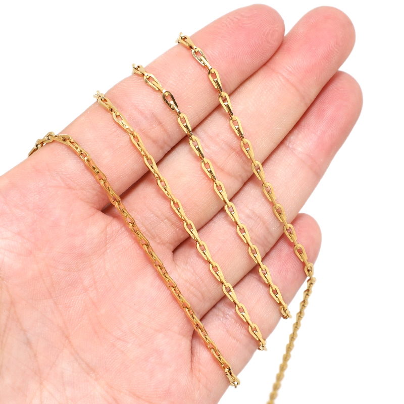 1 Meter Stainless Steel Rolo C - Jewelry Making Paris recension och pris
