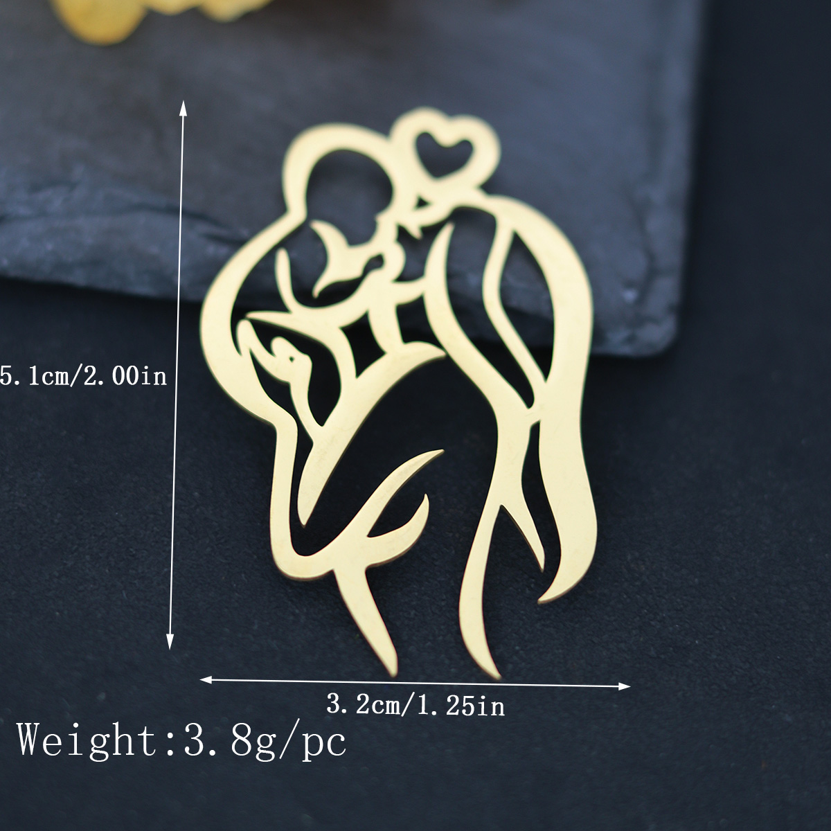 3pcs Silhouette Mother And Bab - Jewelry Making 3 Year Old recension och pris