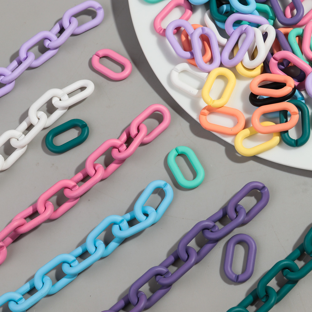 20pcs Acrylic 16x27mm Colorful - Jewelry Making Glasses recension och pris