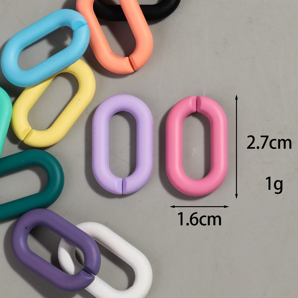 20pcs Acrylic 16x27mm Colorful - Jewelry Making Glasses recension och pris