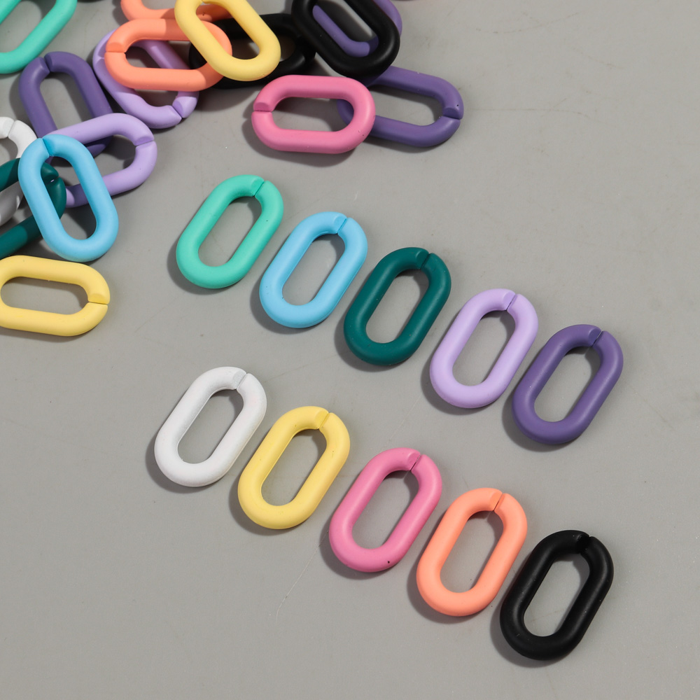 20pcs Acrylic 16x27mm Colorful - Jewelry Making Glasses recension och pris