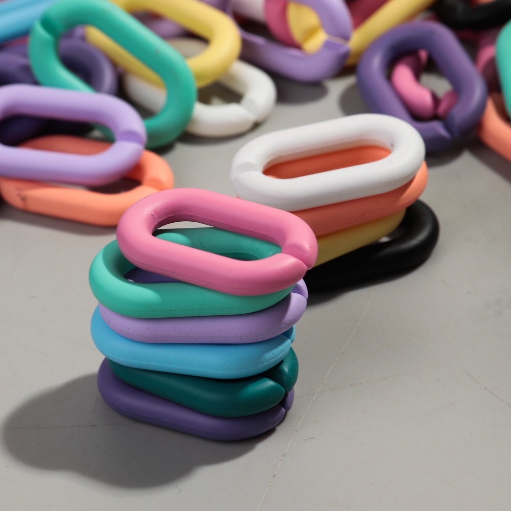 20pcs Acrylic 16x27mm Colorful - Jewelry Making Glasses recension och pris
