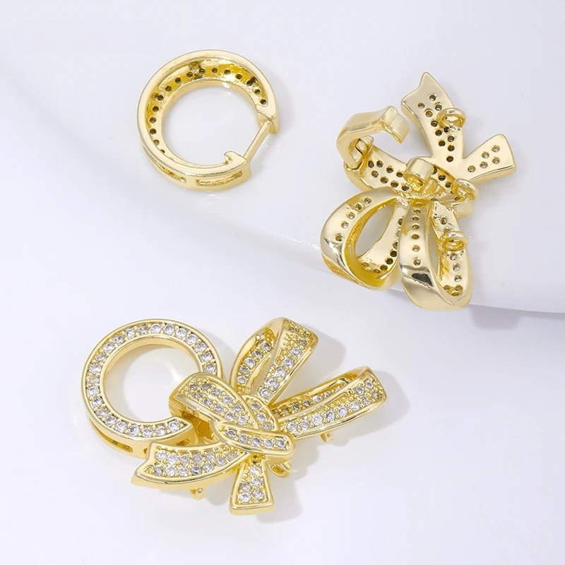 18K Gold Plated Pearl Clasps C - Jewelry Making Beads recension och pris