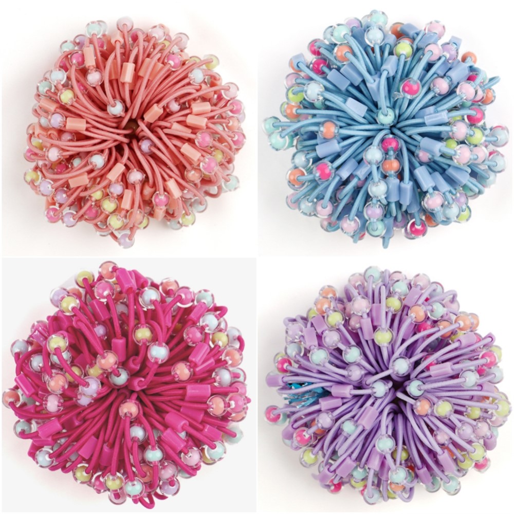 50pcs Cute Elastic Hair Ties P - Jewelry Making 3 Year Old recension och pris