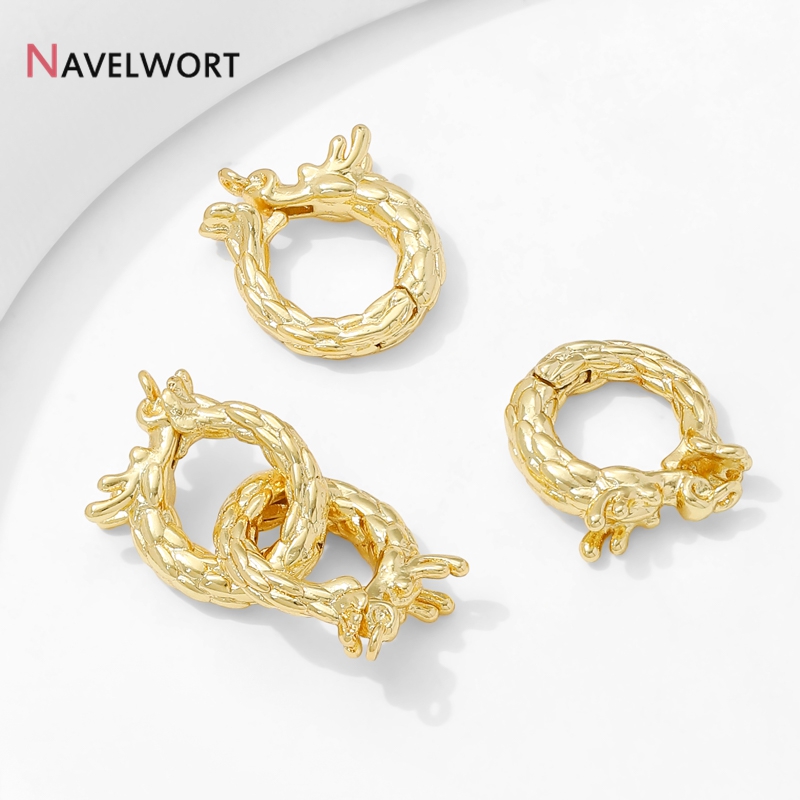 14K Gold Plated Brass Dragon S - Jewelry Making Beads recension och pris