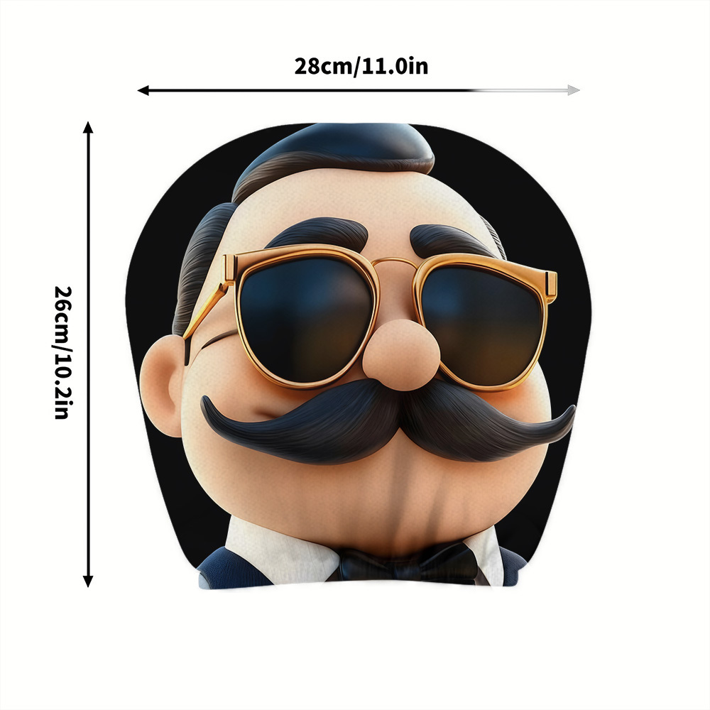 2pcs Retro Gentleman Mustache  - Jewelry Making Glasses recension och pris