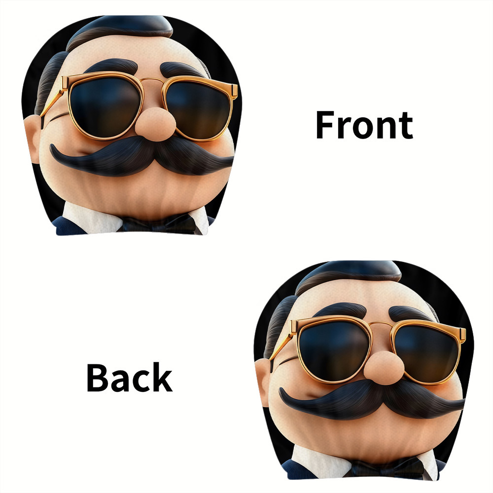 2pcs Retro Gentleman Mustache  - Jewelry Making Glasses recension och pris