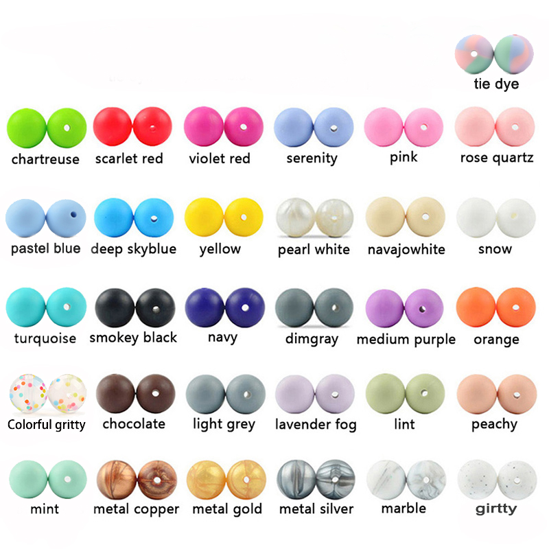 LOFCA 50pcs/lot  9mm Silicone  - Jewelry Making 3 Year Old recension och pris