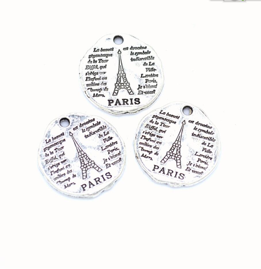 5pcs Charms Paris Eiffel Tower - Jewelry Making Paris recension och pris