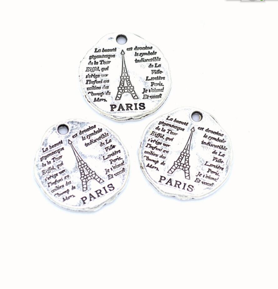 5pcs Charms Paris Eiffel Tower - Jewelry Making Paris recension och pris