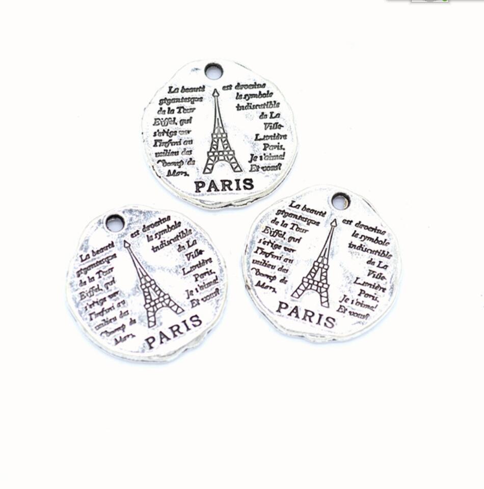 5pcs Charms Paris Eiffel Tower - Jewelry Making Paris recension och pris