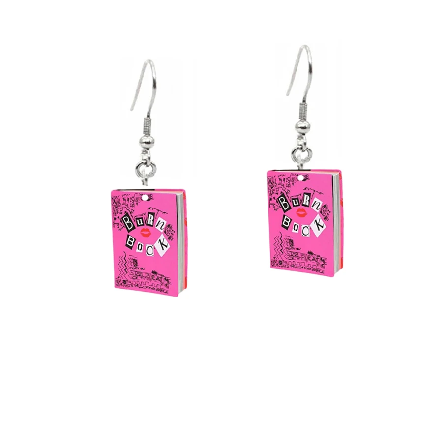 Pink Burn Book Acrylic Pendant - Jewelry Making Books recension och pris