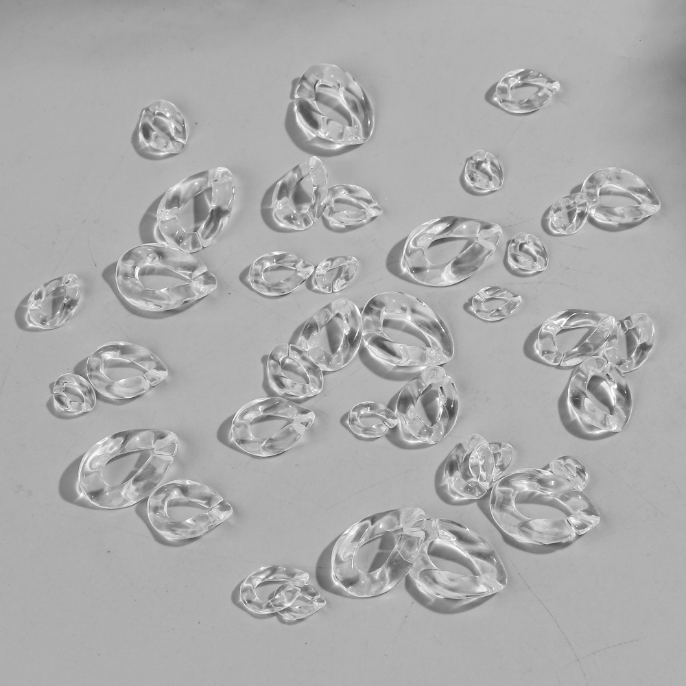 Transparent Acrylic Cuban Link - Jewelry Making Glasses recension och pris