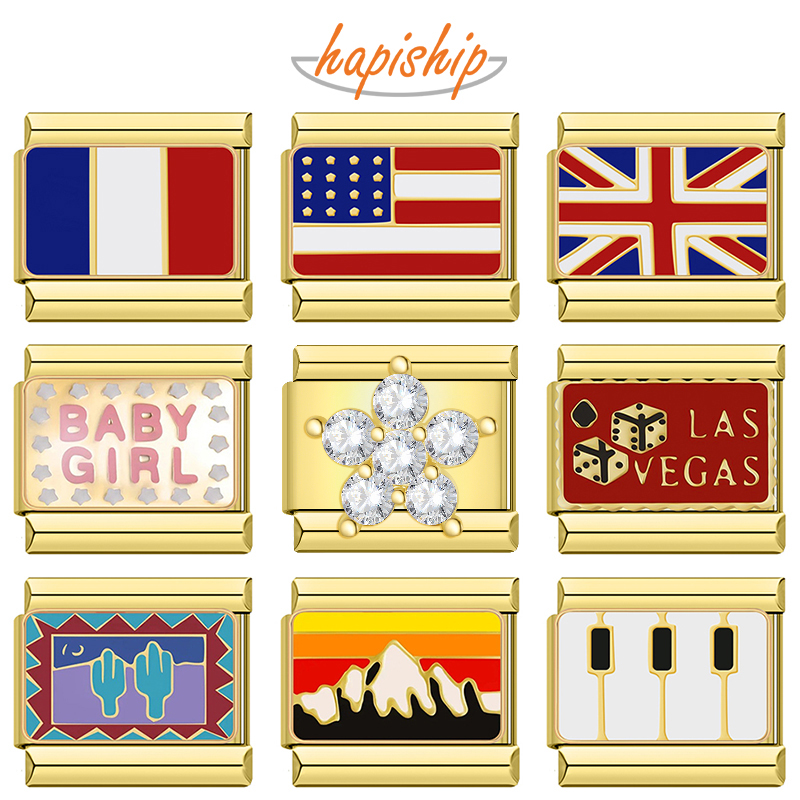 Hapiship Fashion National Flag - Jewelry Making 3 Year Old recension och pris