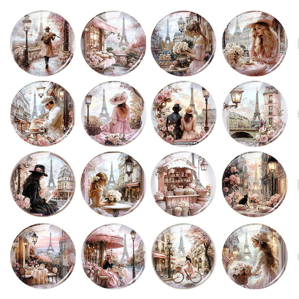 Random Mixed Round/Oval/Square - Jewelry Making Paris recension och pris