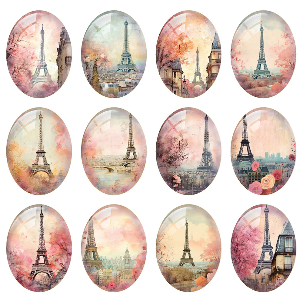 Random Mixed Round/Oval/Square - Jewelry Making Paris recension och pris
