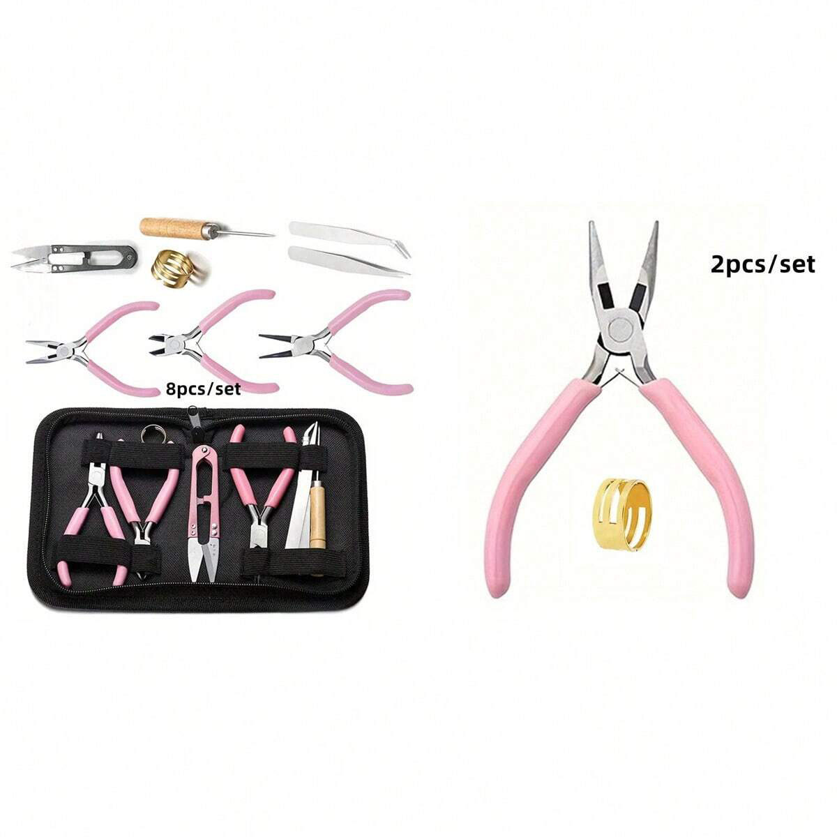 8pcs/set,2pcs/set Pink Senior  - Jewelry Making For Seniors recension och pris