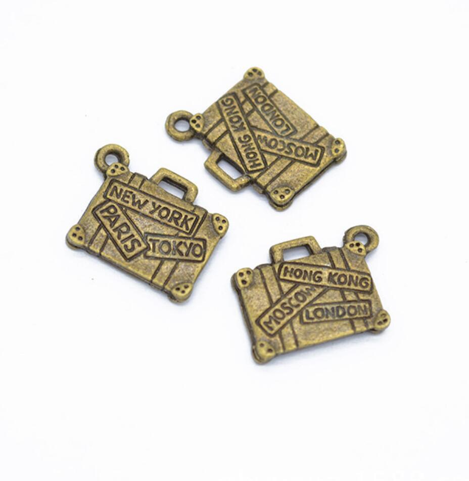 150pcs Charms Travel Bags New  - Jewelry Making Paris recension och pris