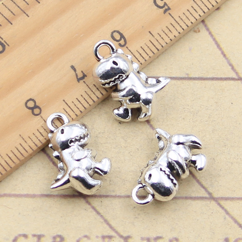 10pcs Charms Dinosaur Baby 16x - Jewelry Making 3 Year Old recension och pris
