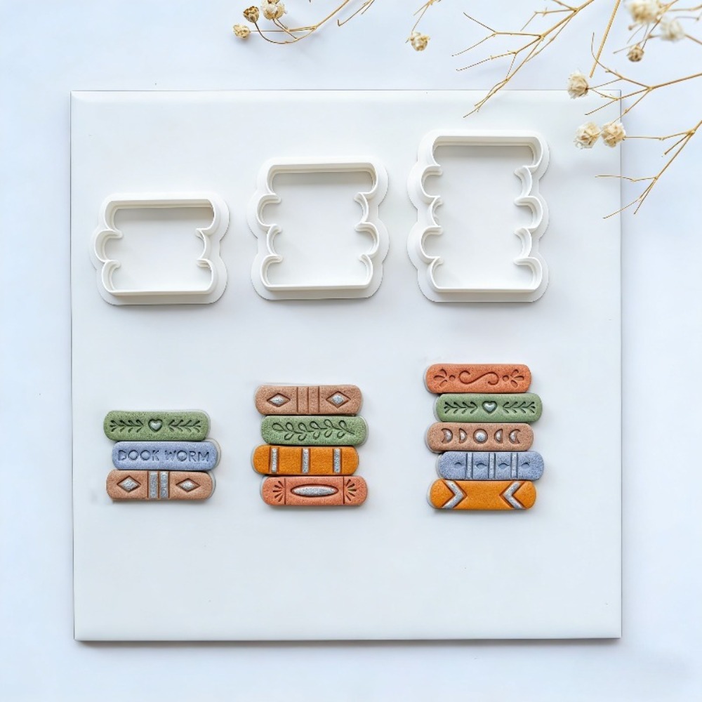 7pcs/set Book Stack Themed Pol - Jewelry Making Books recension och pris