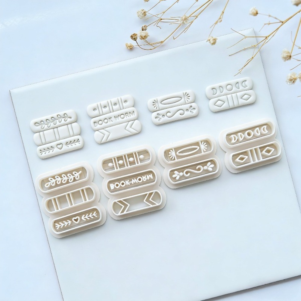 7pcs/set Book Stack Themed Pol - Jewelry Making Books recension och pris