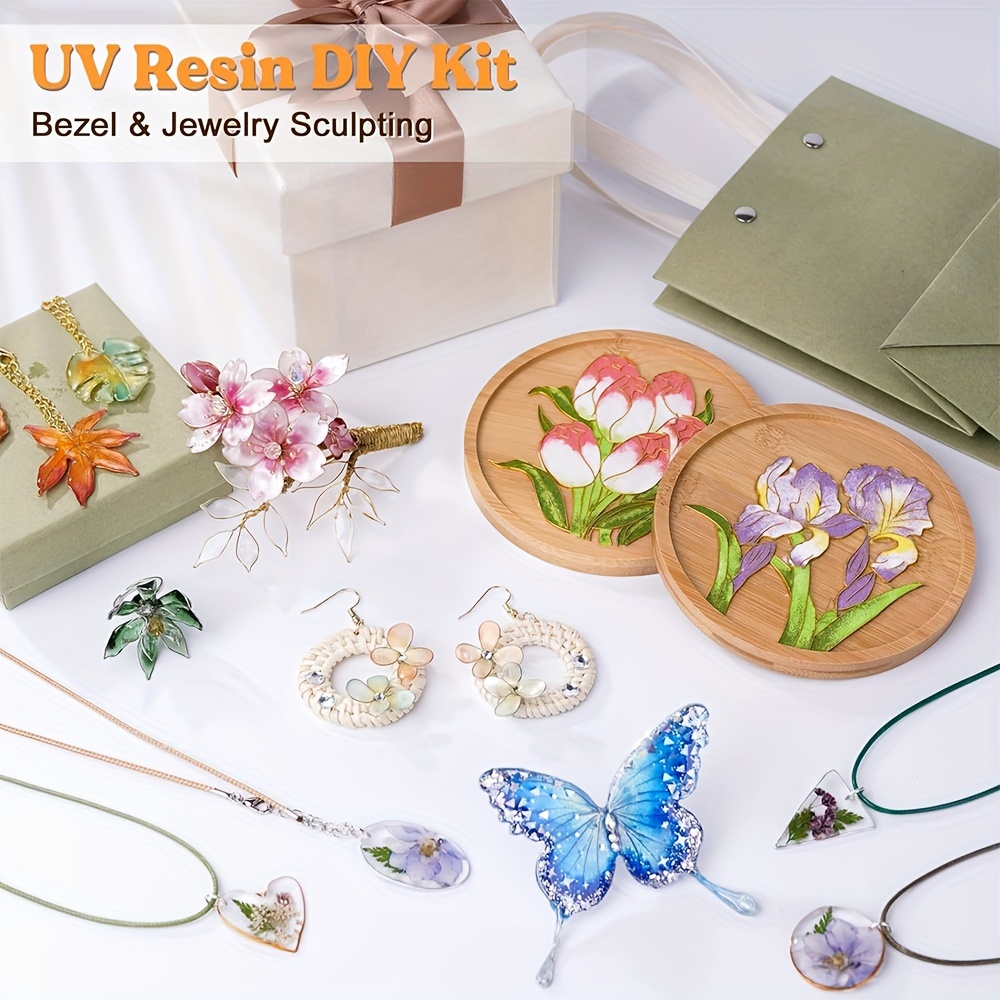 40/100/200g UV Dip Resin Glue  - Jewelry Making At Home recension och pris