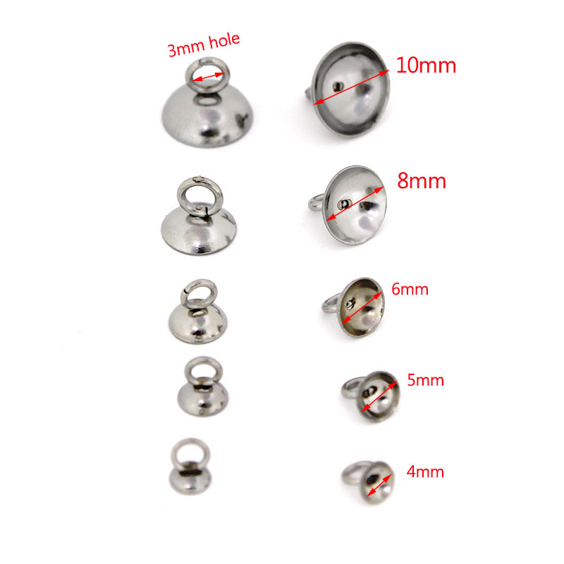 20Pcs 4/5/6/8/10mm Stainless S - Jewelry Making Beads recension och pris