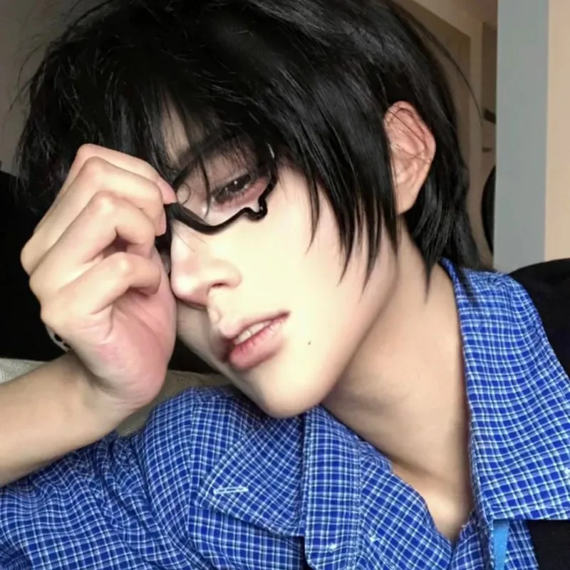 Anime Y2K Cosplay Glasses With - Jewelry Making Glasses recension och pris